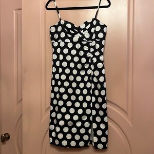 Donna Ricco polka dot dress